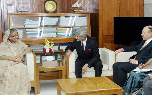 sjaishankarholdsbilateraltalkswithbangladeshipmsheikhhasina